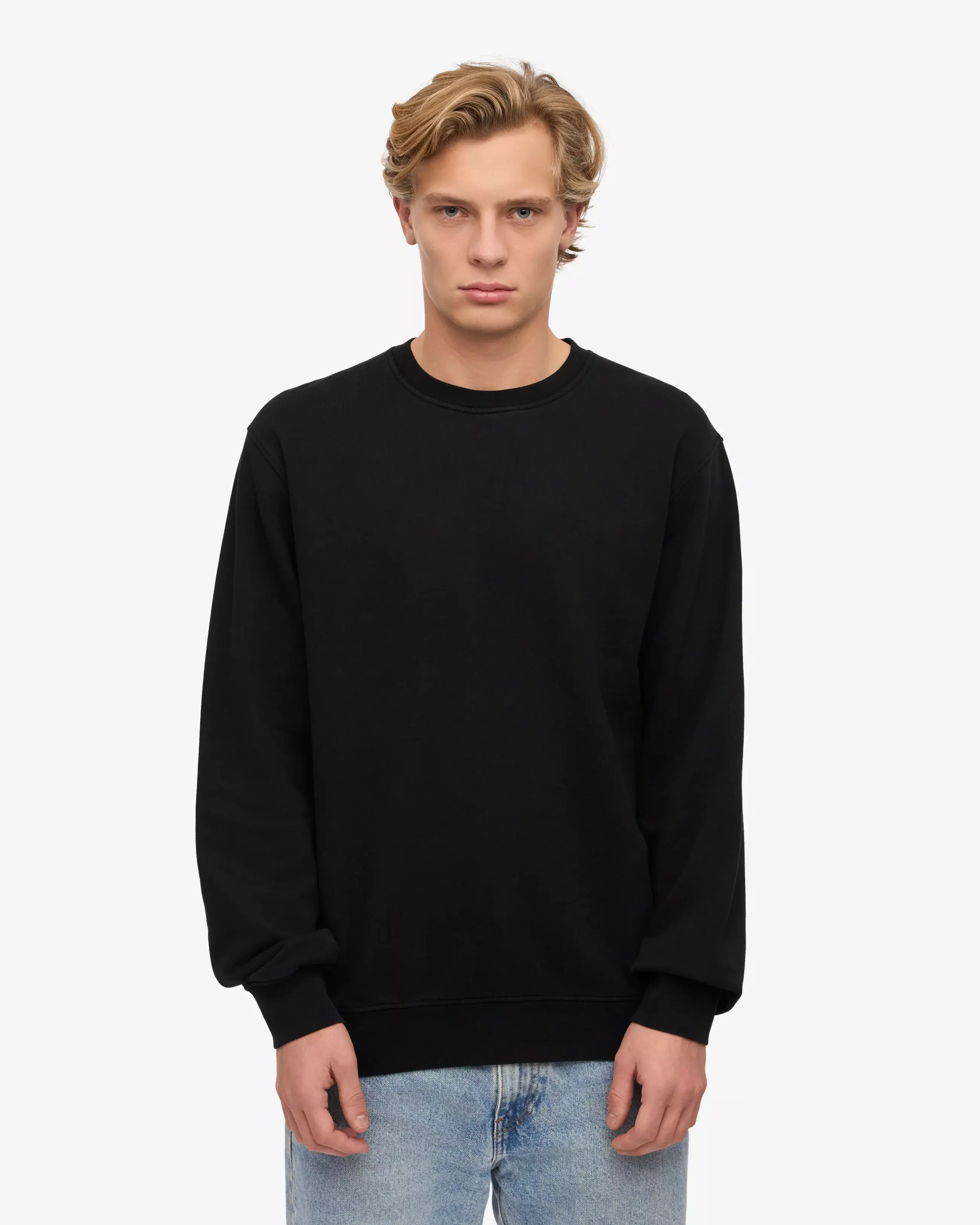 Colorful Standard Classic Organic Crew Sweatshirt Herren Deep Black